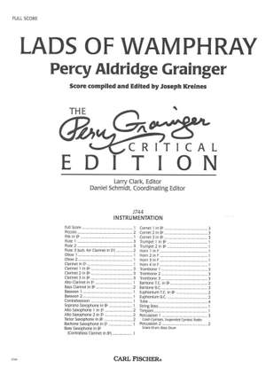 Percy Aldridge Grainger: Lads Of Wamphray