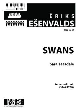 Esenvalds, Eriks: Swans (SSAATTBB)