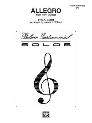Wolfgang Amadeus Mozart: Allegro from Mozart's Horn Quintet