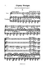 Johannes Brahms: Gypsy Songs, Op. 103 Product Image