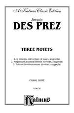 Josquin des Prés: Three Motets Product Image