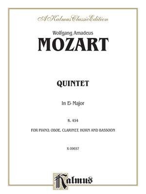 Wolfgang Amadeus Mozart: Quintet in E-Flat, K. 452