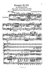 Johann Sebastian Bach: Cantata No. 149 -- Man singet mit Freuden vom Sieg Product Image
