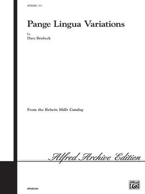 Dave Brubeck: Pange Lingua Variations