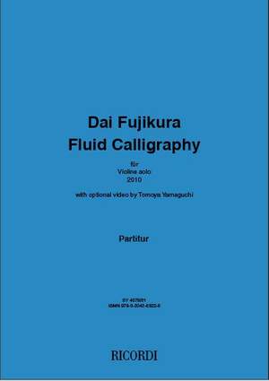 Dai Fujikura: Fluid Calligraphy
