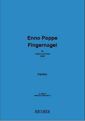 Enno Poppe: Fingernagel