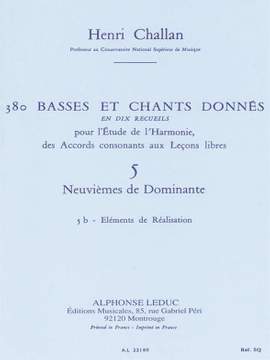 Henri Challan: 380 Basses et Chants Donnés Vol. 5B