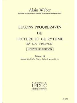 Alain Weber: Leçons Progressives de Lecture et Rythme