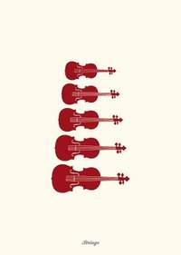 String Instruments - Greeting Card