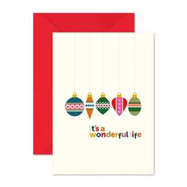Merry Little It's A Wonderful Life Christmas Card