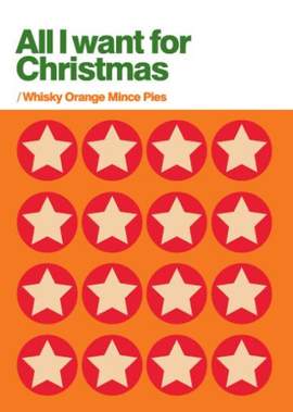 Merry Little Whisky Orange Mince Pies Card