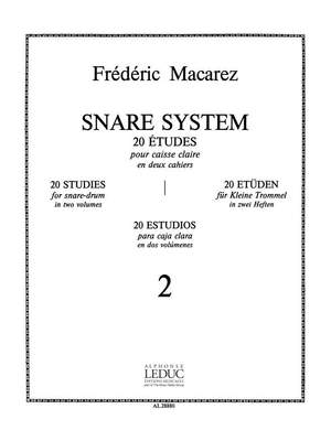 Frédéric Macarez: Snare System, 20 Studies for Snare Drum