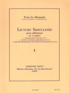 Yves Le Monnier: Lecture simultanée pour débutants - vol. 1