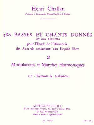 Henri Challan: 380 Basses et Chants Donnés Vol. 2B