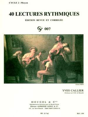 Yves Callier: 40 Lectures rythmiques