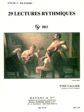 Yves Callier: 29 Lectures rythmiques