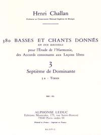 Henri Challan: 380 Basses et Chants Donnés Vol. 3A