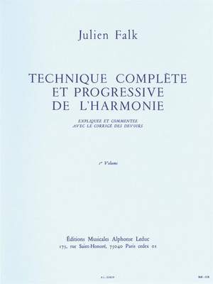 Julien Falk: Technique complète et progressive de l'Harmonie