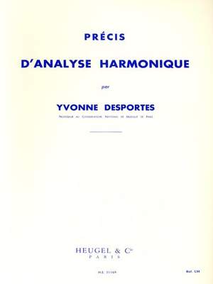Yvonne Desportes: Précis d'analyse harmonique