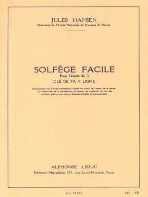 Jules Hansen: Solfège Facile