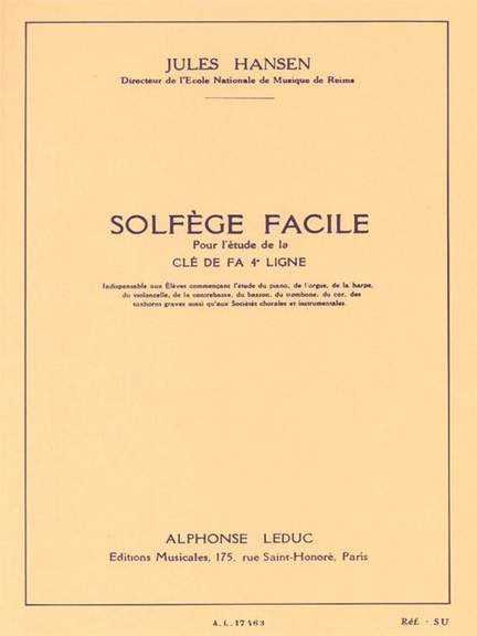 Jules Hansen: Solfège Facile