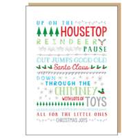 On The Housetop Christmas Card