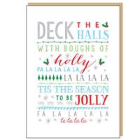 Deck The Halls Christmas Card