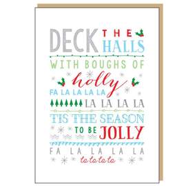Deck The Halls Christmas Card