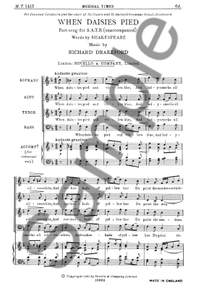 Richard Drakeford: When Daisies Pied