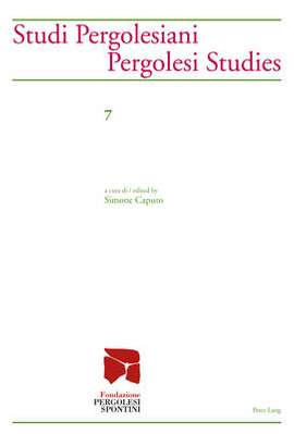 Studi Pergolesiani- Pergolesi Studies: a cura di / edited by Simone Caputo