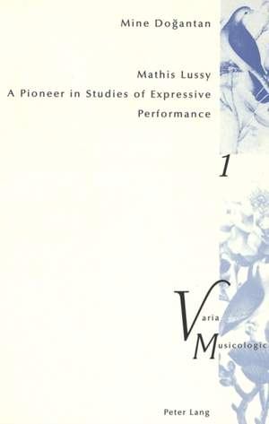 Mathis Lussy: A Pioneer in Studies of Expressive Performance