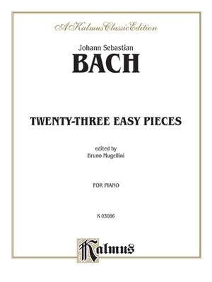 Johann Sebastian Bach: Twenty-three Easy Pieces