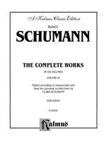 Robert Schumann: Complete Works, Volume IV Product Image