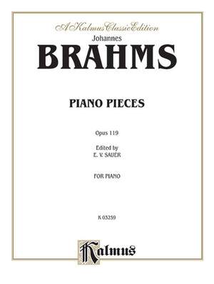 Johannes Brahms: Intermezzi, Rhapsody, Op. 119