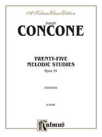 Giuseppe Concone: Twenty-five Melodious Studies, Op. 24