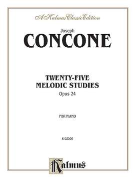 Giuseppe Concone: Twenty-five Melodious Studies, Op. 24