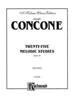 Giuseppe Concone: Twenty-five Melodious Studies, Op. 24 Product Image