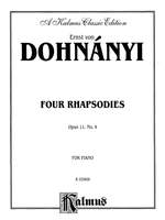 Ernst Von Dohnányi: Rhapsody, Op. 11, No. 4 Product Image