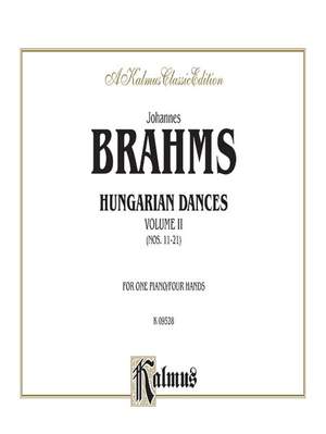 Johannes Brahms: Hungarian Dances, Volume II