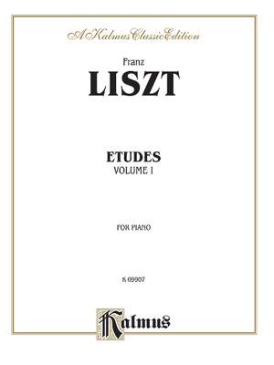 Franz Liszt: Etudes, Volume I