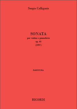 Sergio Calligaris: Sonata op. 40