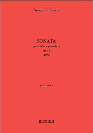 Sergio Calligaris: Sonata op. 40