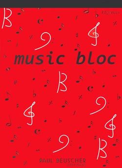 Cahier de Musique Bloc 12 portées