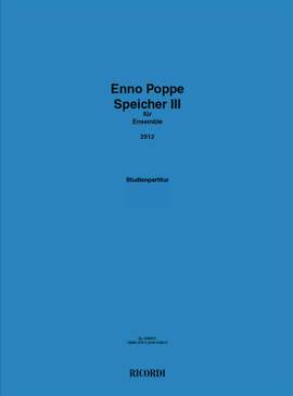 Enno Poppe: Speicher III