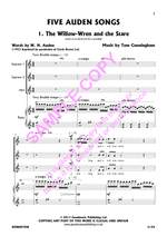 Tom Cunningham: Five Auden Songs Product Image