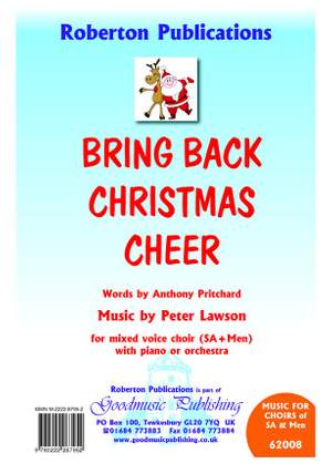 Peter Lawson: Bring Back Christmas Cheer