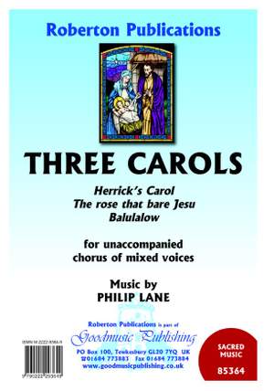 Philip Lane: Three Carols