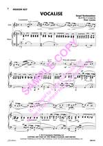Sergei Rachmaninov: Vocalise Piano Accomp.with solo pts Product Image