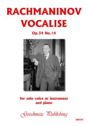 Sergei Rachmaninov: Vocalise Piano Accomp.with solo pts