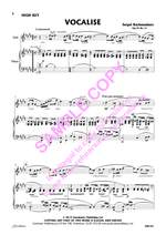 Sergei Rachmaninov: Vocalise Piano Accomp.with solo pts Product Image